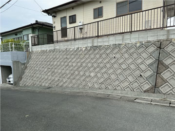 擁壁クリーニング